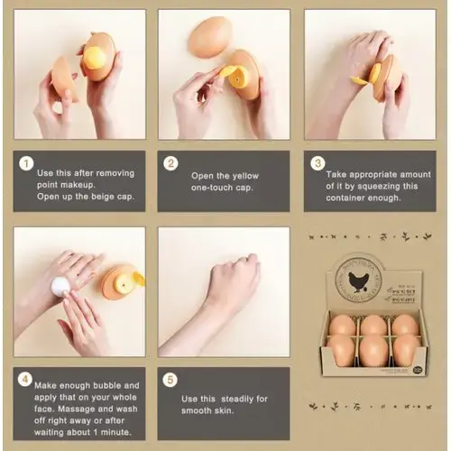 Thumbnail: Holika Holika smooth egg cleansing foam 140ml