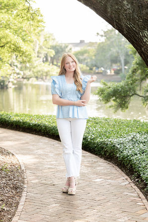 Grand Hotel Senior Portrait Session | April Grayson Photography | Beach Portraits
