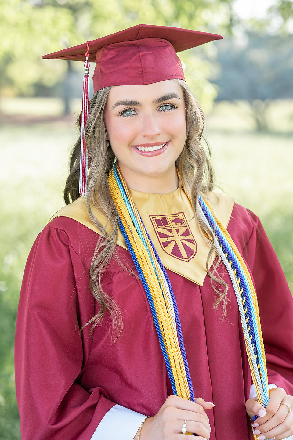 Senior Portrait Session in a field | April Grayson Photography | Mobile AL Photographer