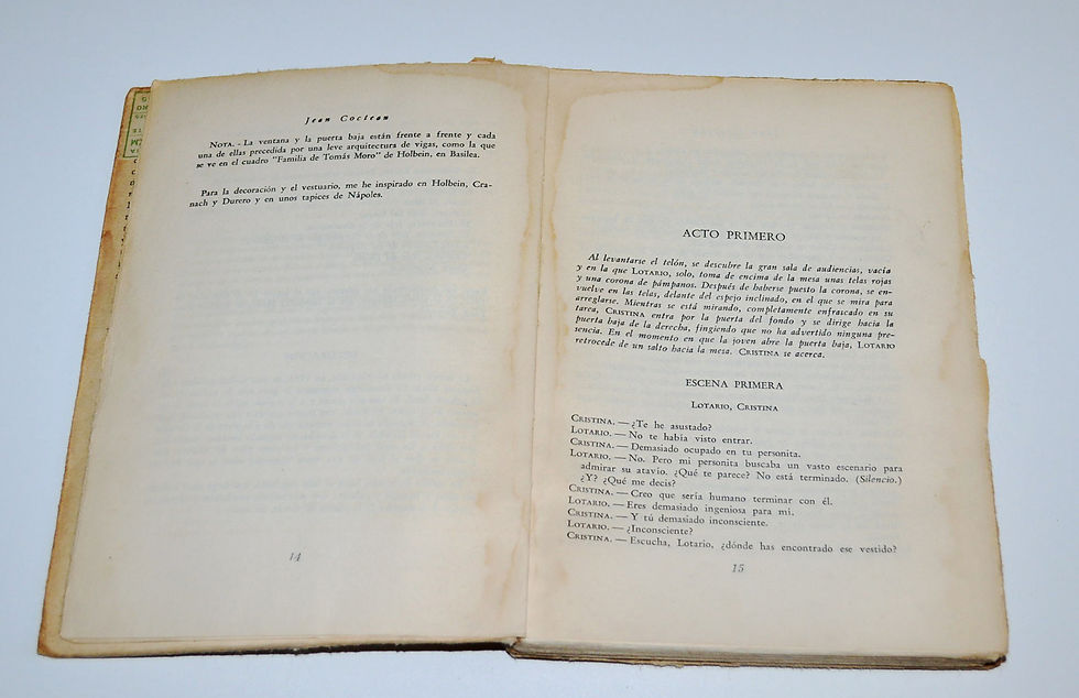 Miniatura: Teatro. Jean Cocteau. (obras En La Descripción)