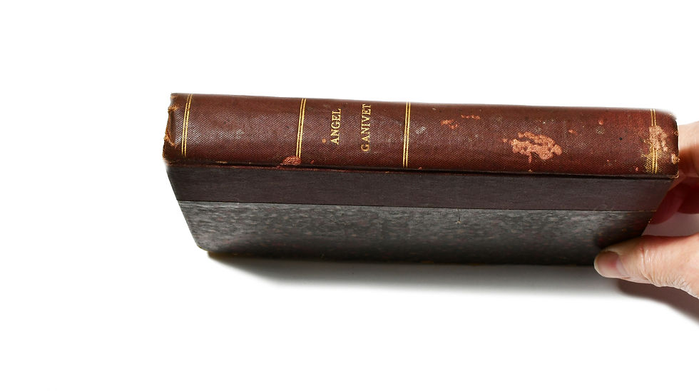 Miniatura: El Libro de Ganivet. Obra biográfica sobre Ángel Ganivet