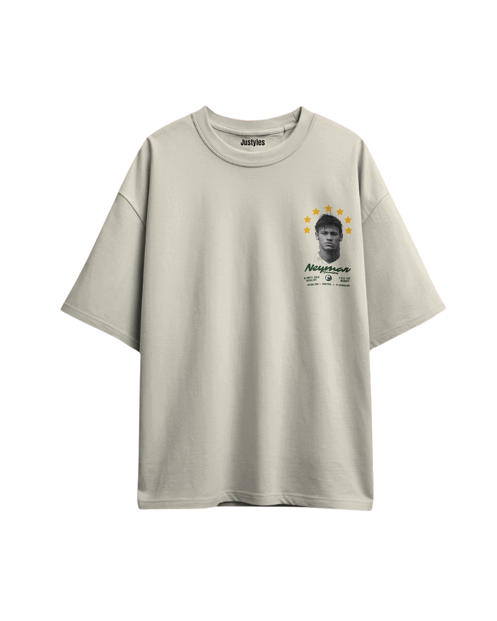 Thumbnail: Neymar Jr Signed Premium Oversized T-shirt Off-White