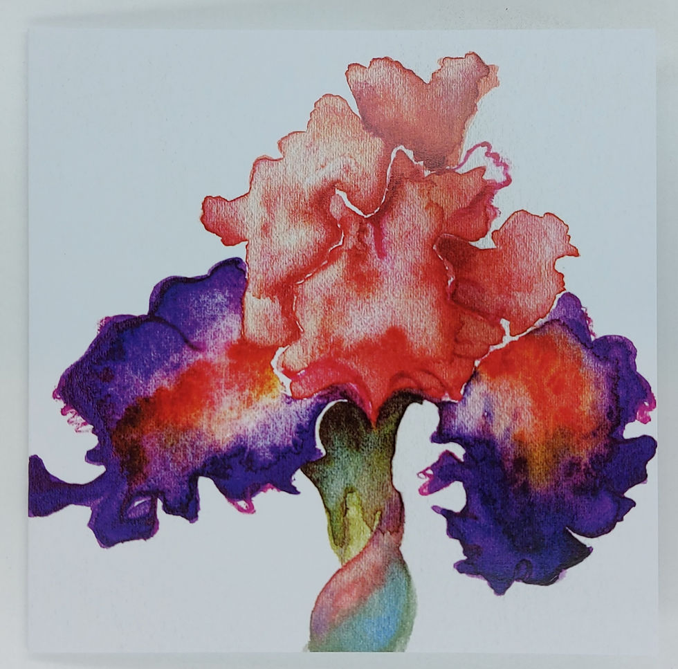Thumbnail: 4 Cards Flowers set 2