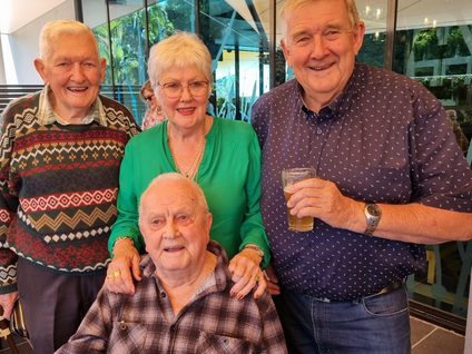 Mervyn McCullough celebrates his 100th birthday 