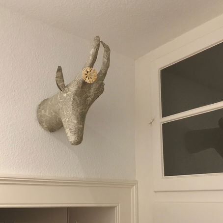 einzigartiger Ziegenkopf