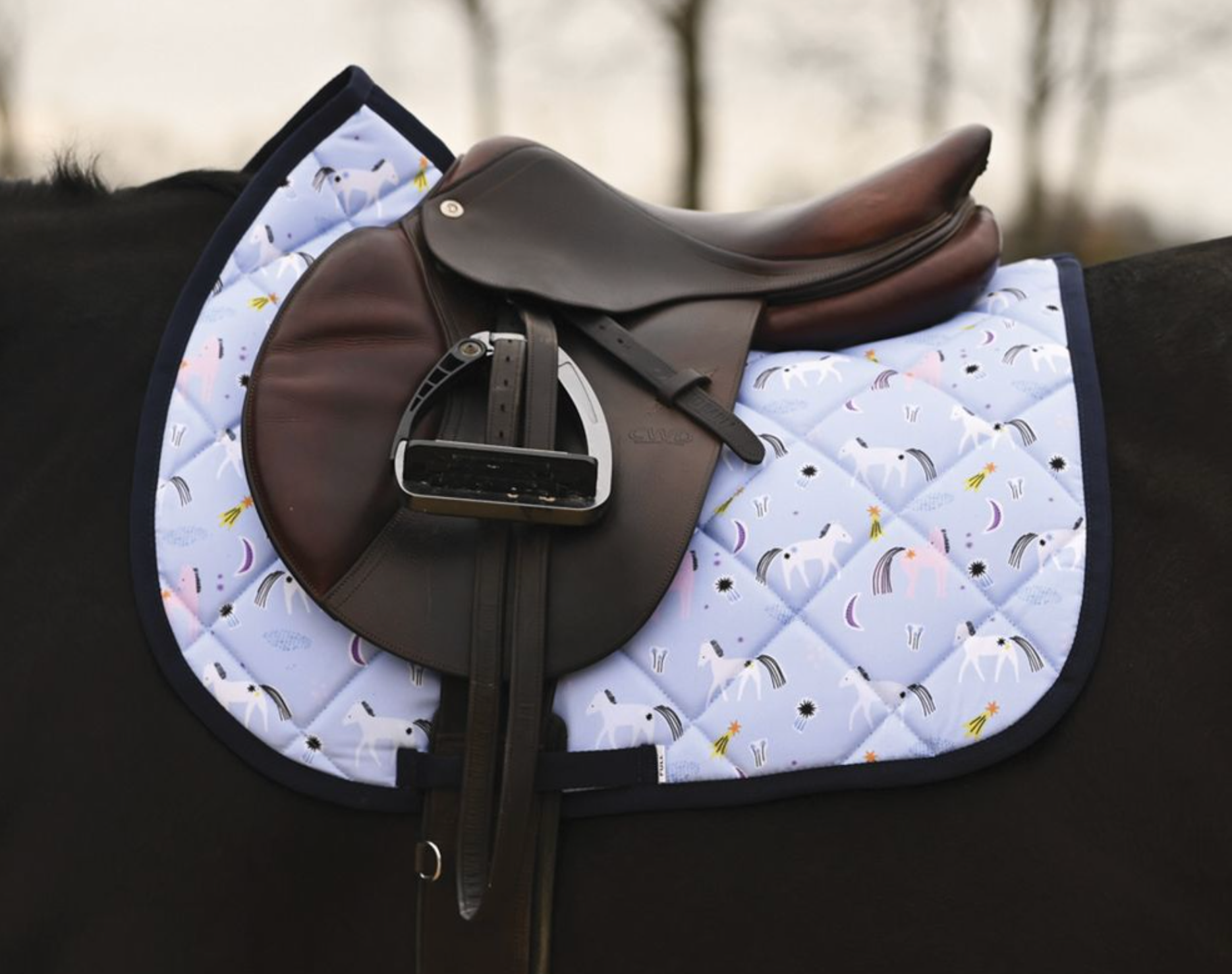 Patterned Saddle Pad