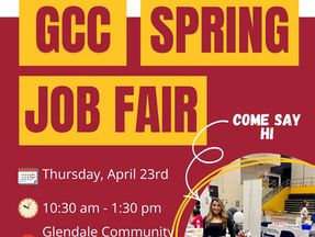 We’ll be at the Glendale Community College Spring Job Fair📣