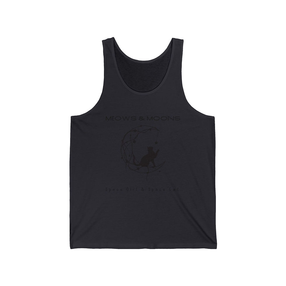 Thumbnail: Meows & Moons Unisex Jersey Tank