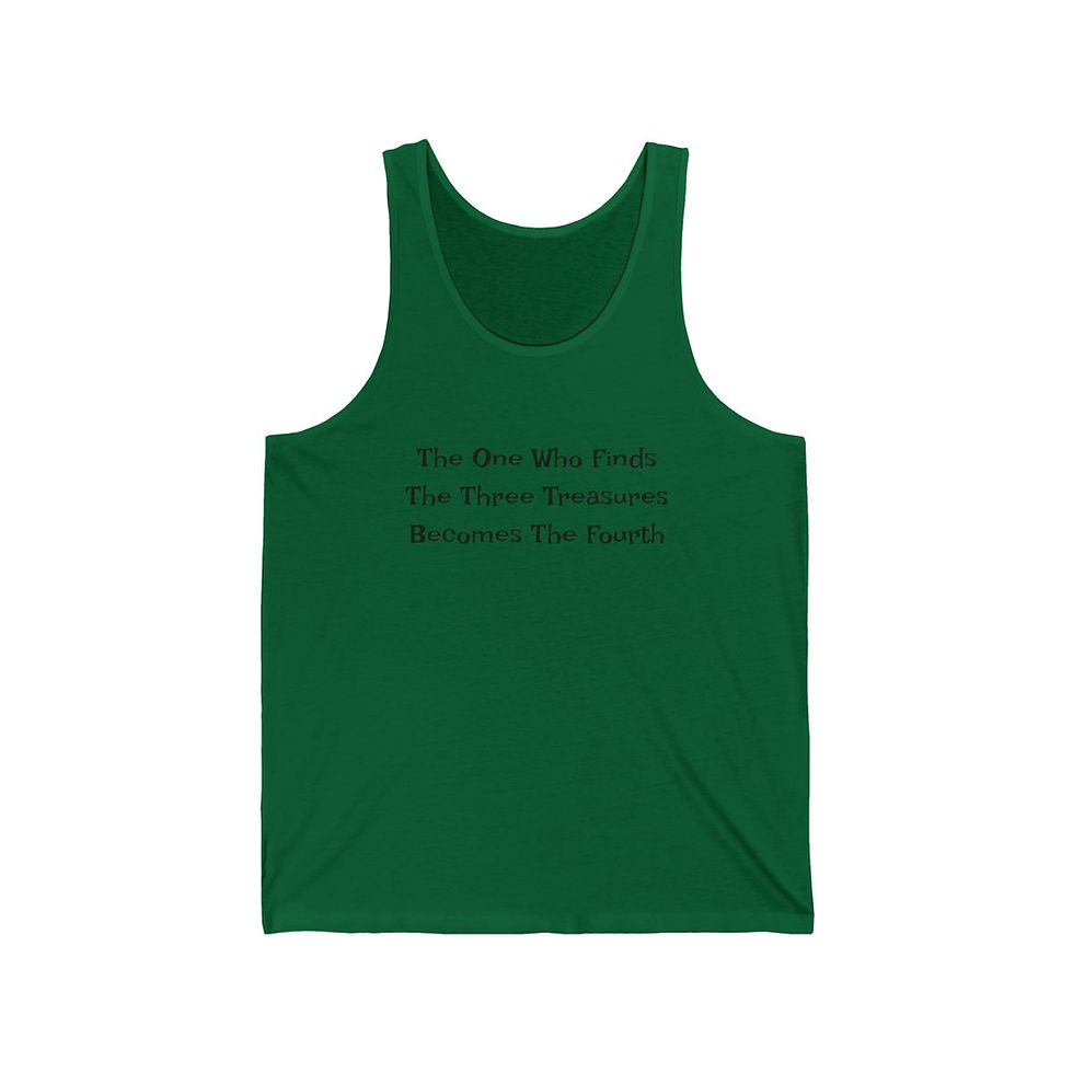 Thumbnail: Three Treasures Unisex Jersey Tank