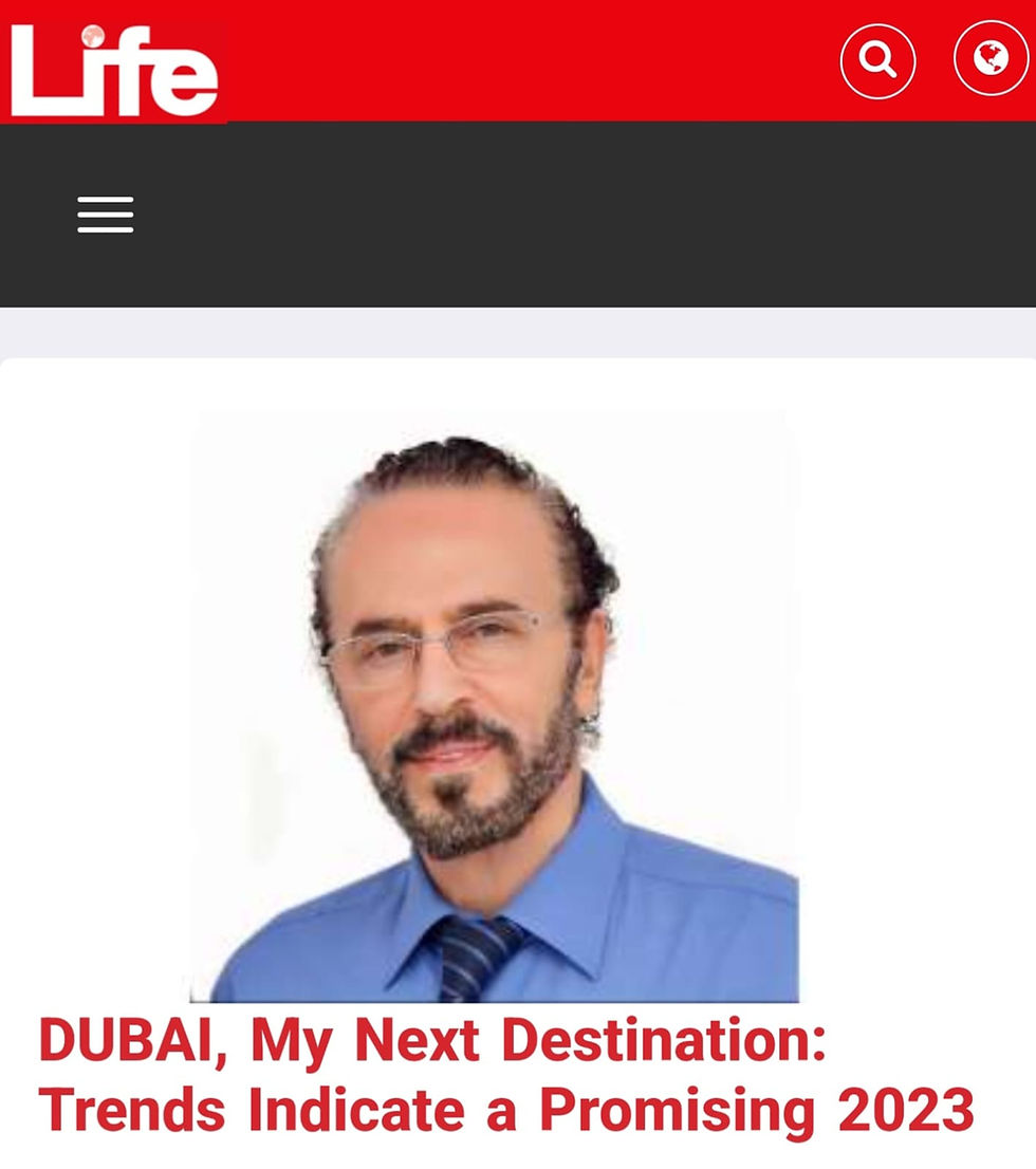 DUBAI, My Next Destination: Trends Indicate a Promising 2023