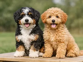 Mini Bernedoodle vs Mini Goldendoodle Compared