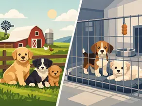 Farm Raised vs Kennel Raised Puppies