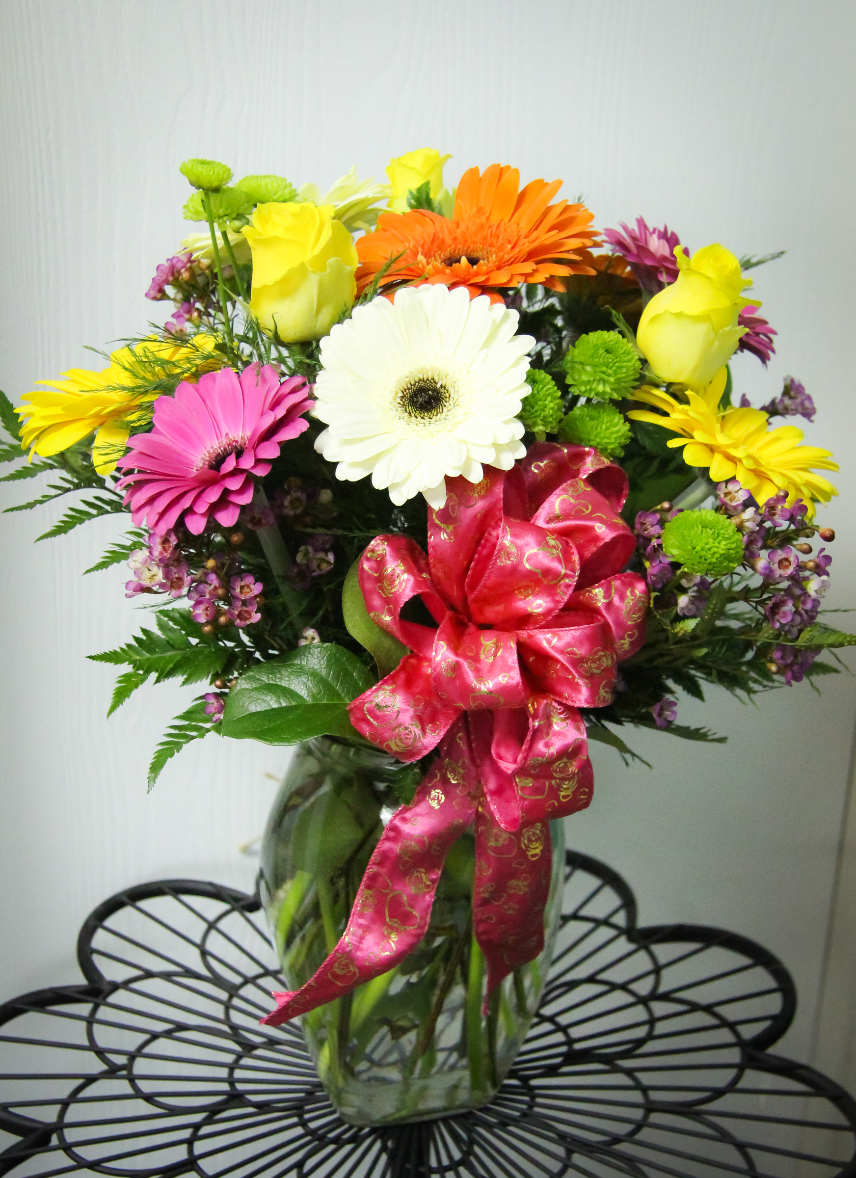 Gerberas and Roses