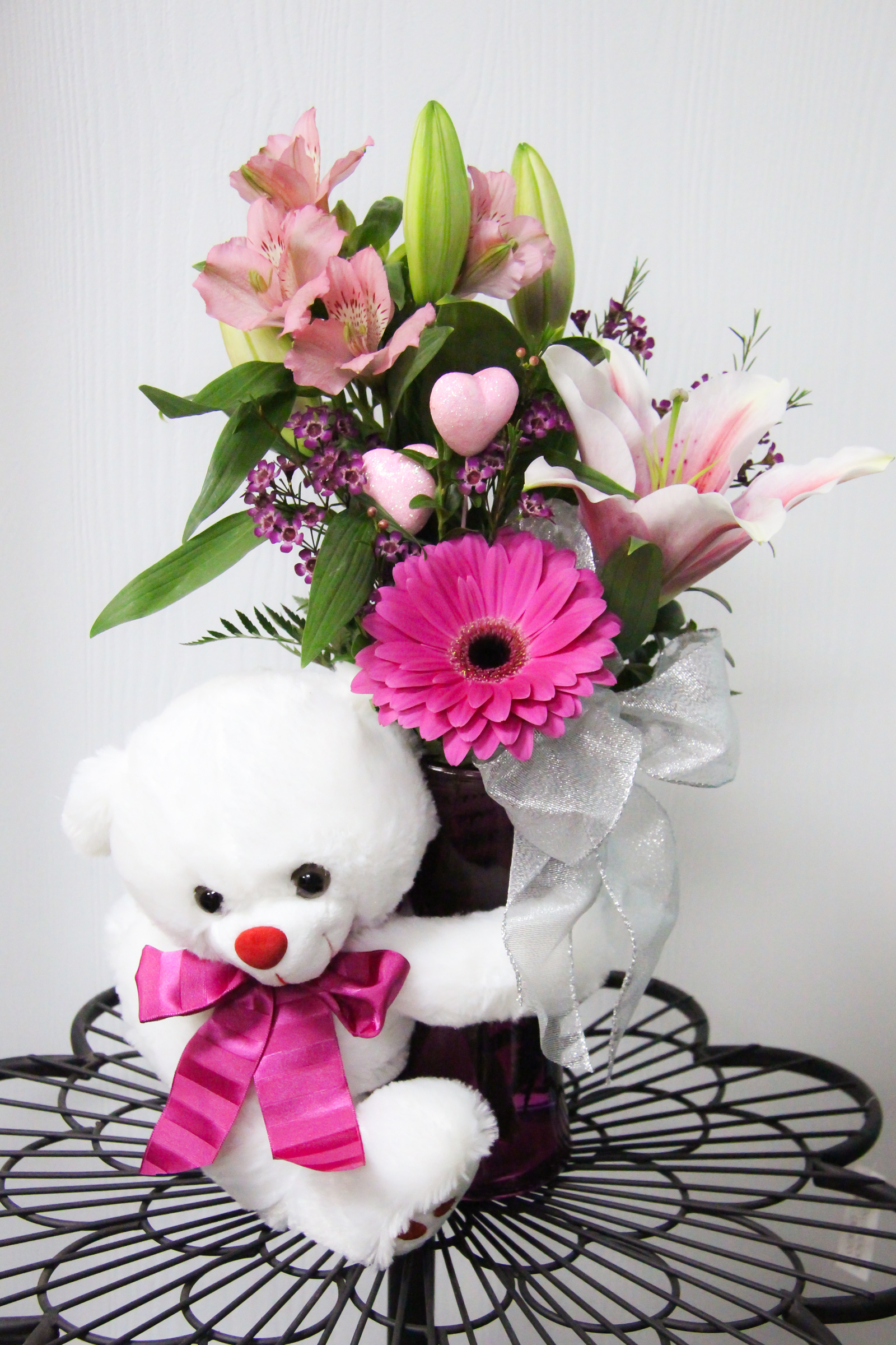 Teddy Bear Vase