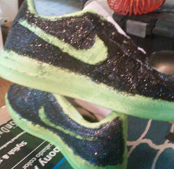 Glitter joints step 1