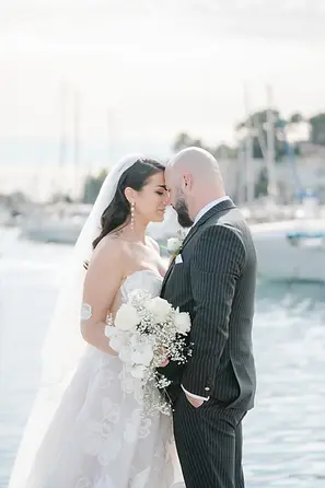 photographie de couple au port de fréjus