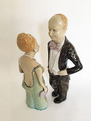 Kunst, Keramik, Figuren, Skulpturen, Figur aus Ton, ceramicsart, ceramicsstudio, Glases, töpfernmachtspass, Keramikliebe