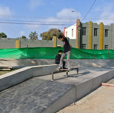 Skateplaza Pueblo Libre en construcción, noviembre de 2013