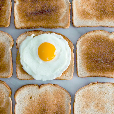 Toast with Sunny Side Up