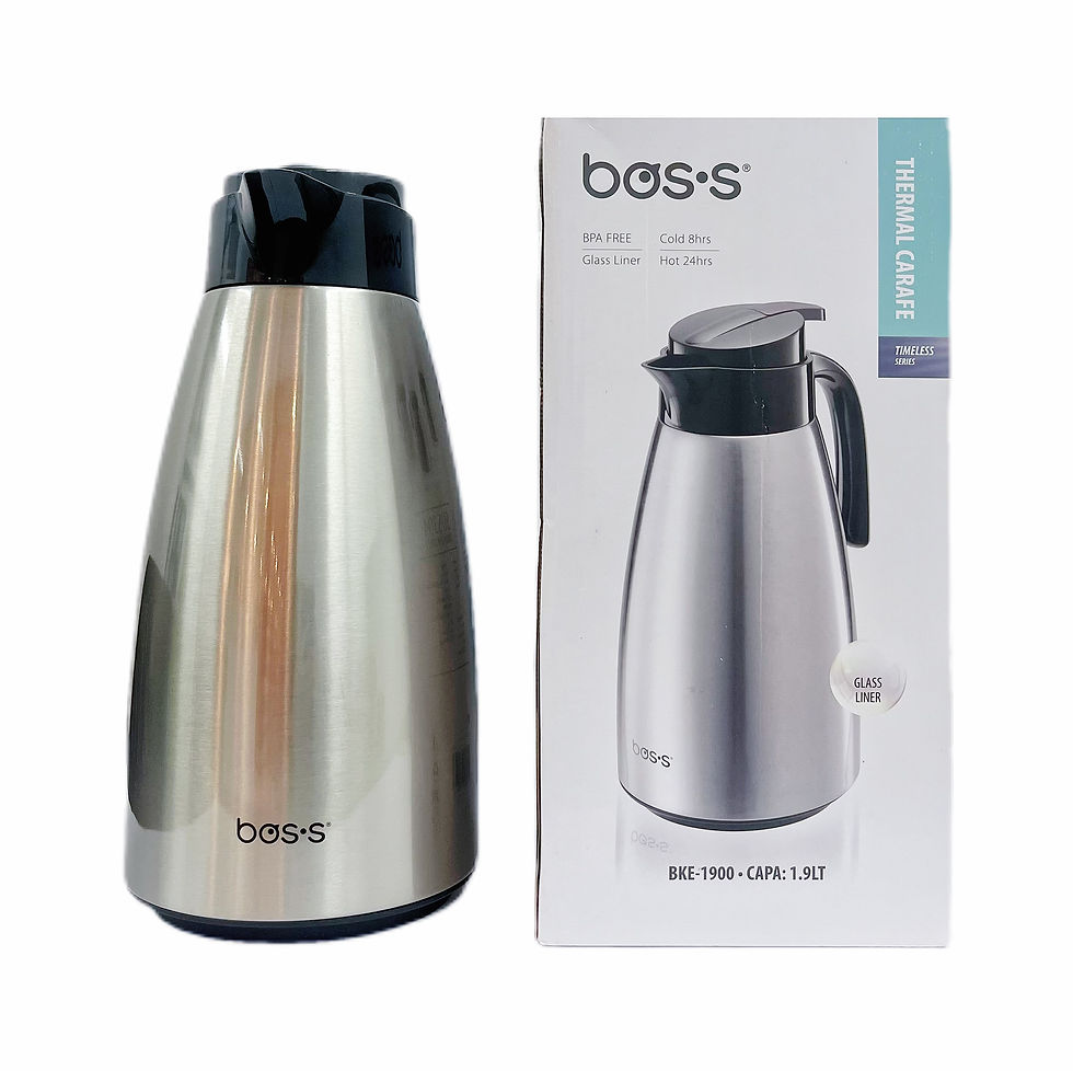 BOS'S S/S THERMAL CARAFE 1900ML BKE1900