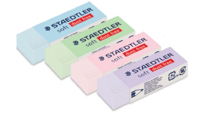 S.TLER SOLF ERASER PASTEL COLORS SIZE 30 526SP30