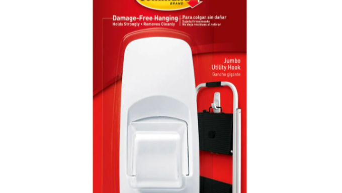 SCOTCH COMMAND JUMBO UTILITY HOOK (1HK&4ST) 17004ANZ