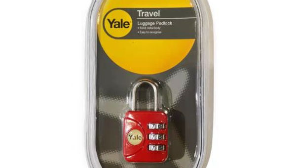 Yale YP1/28/121/1R-Red Luggage Lock N086044