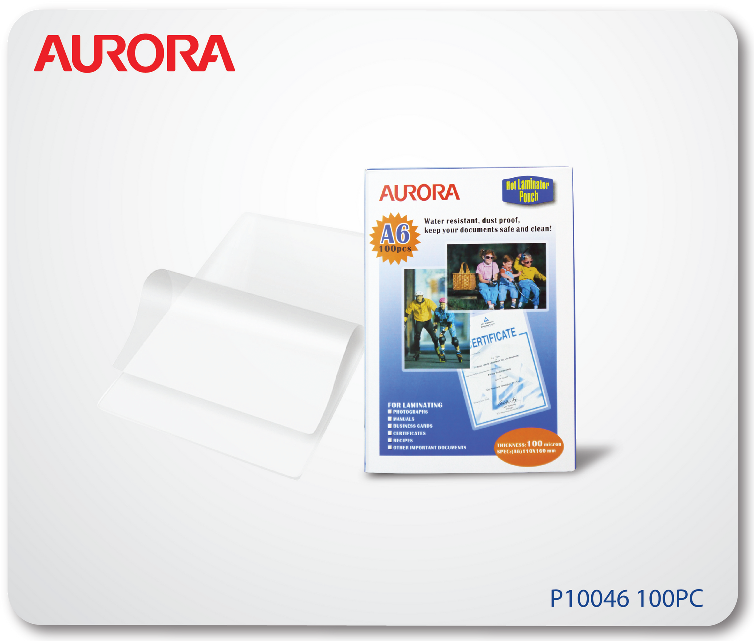 Aurora Laminator Film- 4x6