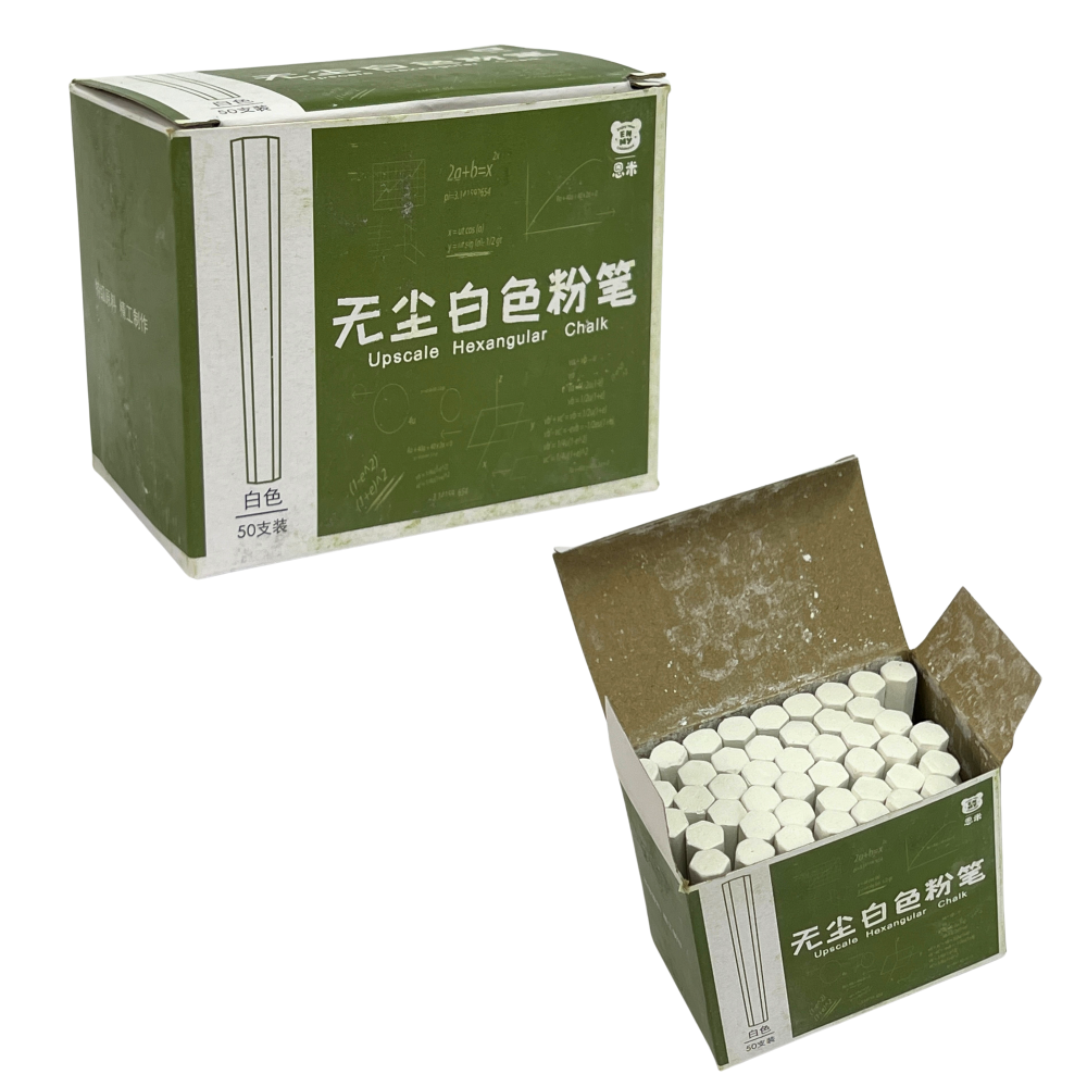 UPSCALE HEXANGULAR CHALK WHITE