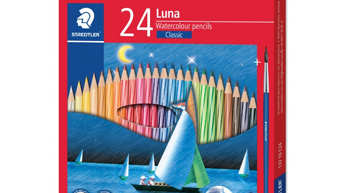 STAEDTLER COLOUR PENCIL LUNA AQUAR 24P 13710C24