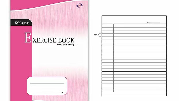 Q PINK NOTEBOOK A4 60G 160P CCA460160-1