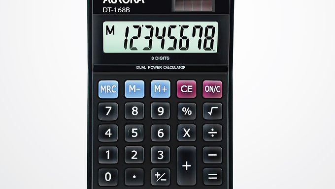 Aurora Calculator DT168BK