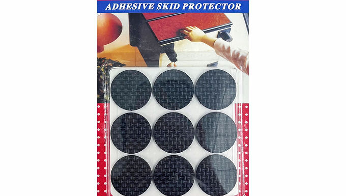 1042 ADHESIVE RUBBER SKID 32MM 91042