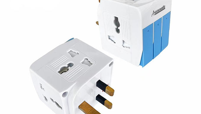 ACCURATE 13A 3WAY MULTI ADAPTOR CW SWITCH (DC) AC-133AD