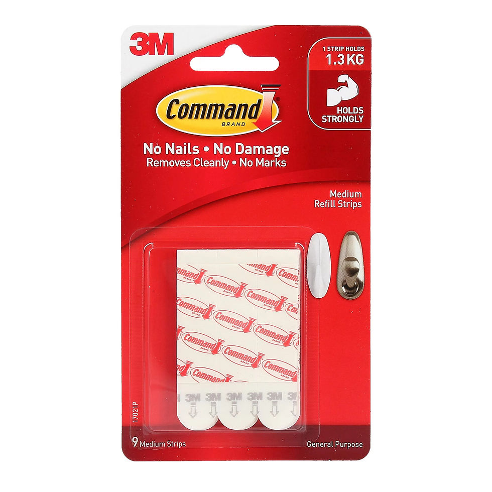 SCOTCH COMMAND MEDIUM REFILL STRIPS (9ST) 17021P