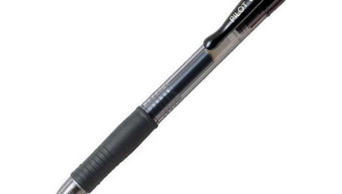 PILOT B.PEN G2 GEL INK/BK BL-G2-7-B
