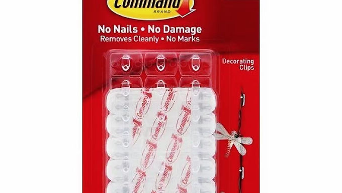 SCOTCH COMMAND DECO DECORATING CLIPS (20CL&24ST) 17026ANZ