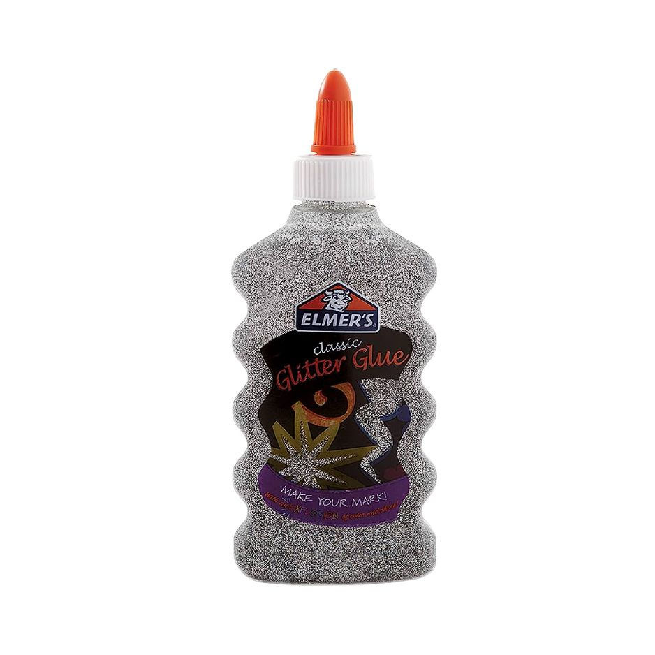 ELMER'S CLASSIC GLITTER GLUE 177ML SILVER 2142242