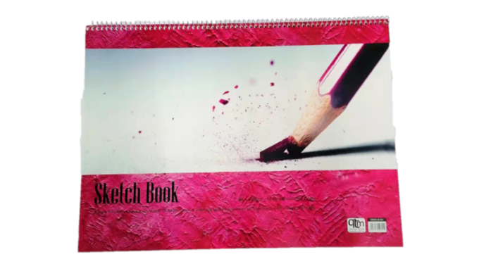 Q SKETCH BOOK WITH SPIRAL SB80LB-B4