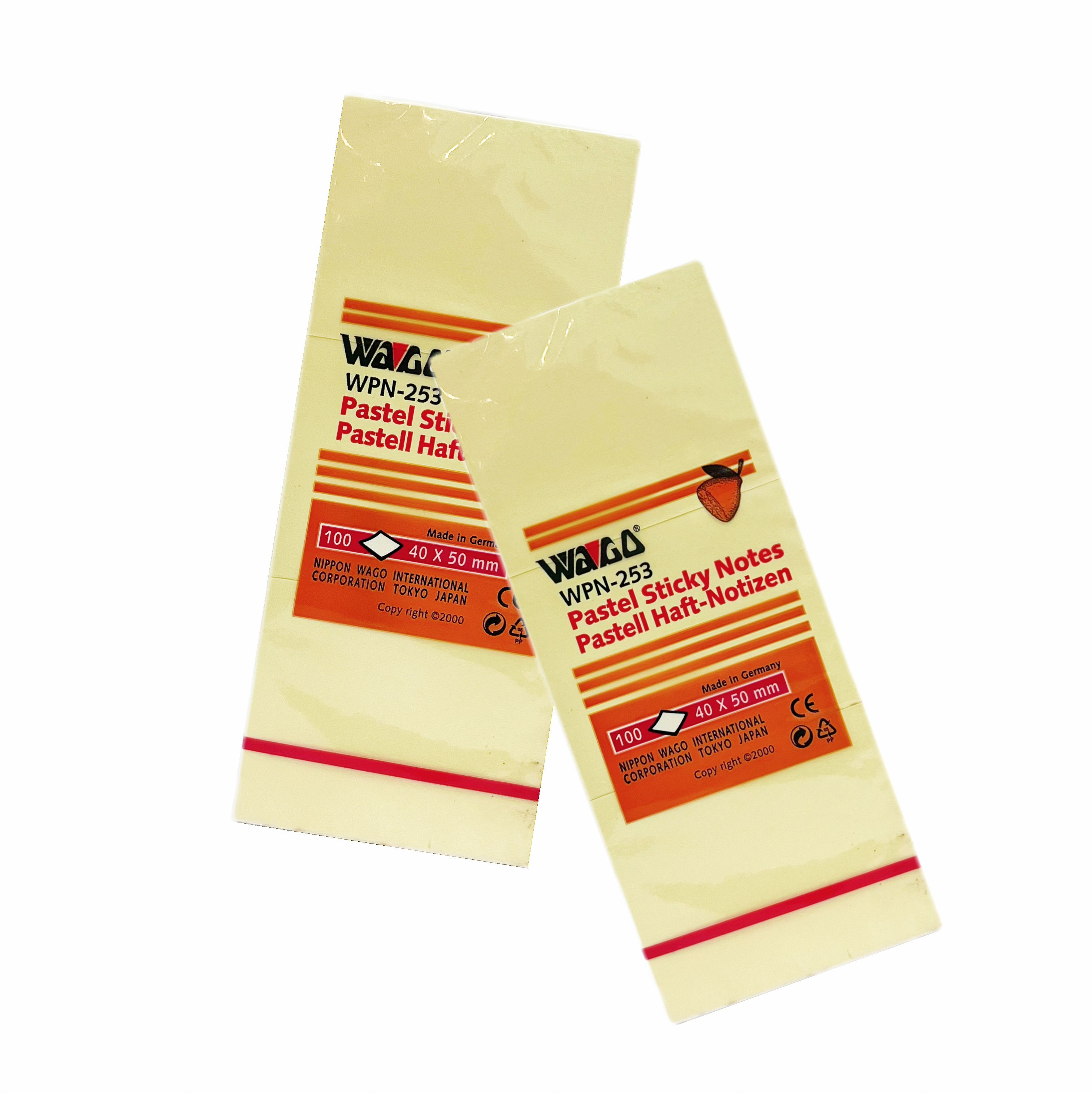 WACO PASTEL STICKY NOTES 40X50MM 100'S WPN-253