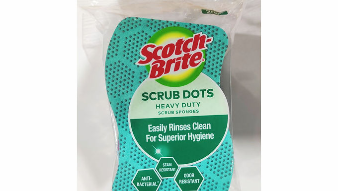 SCOTCH-BRITE SCRUB DOTS HEAVY DUTY SCRUB SPONGE (2PC)