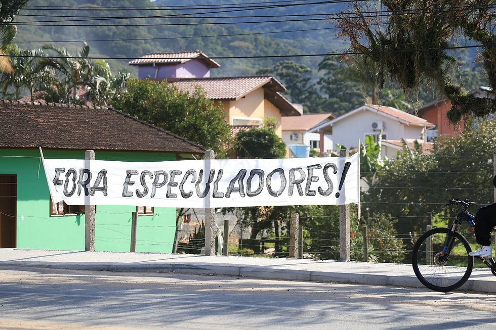 Comunidade dá o recado.
