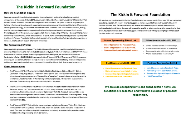 2025 Sponsorship Form