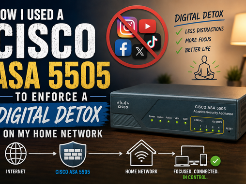 How I Used a Cisco Firewall to Enforce a Digital Detox on My Home Network