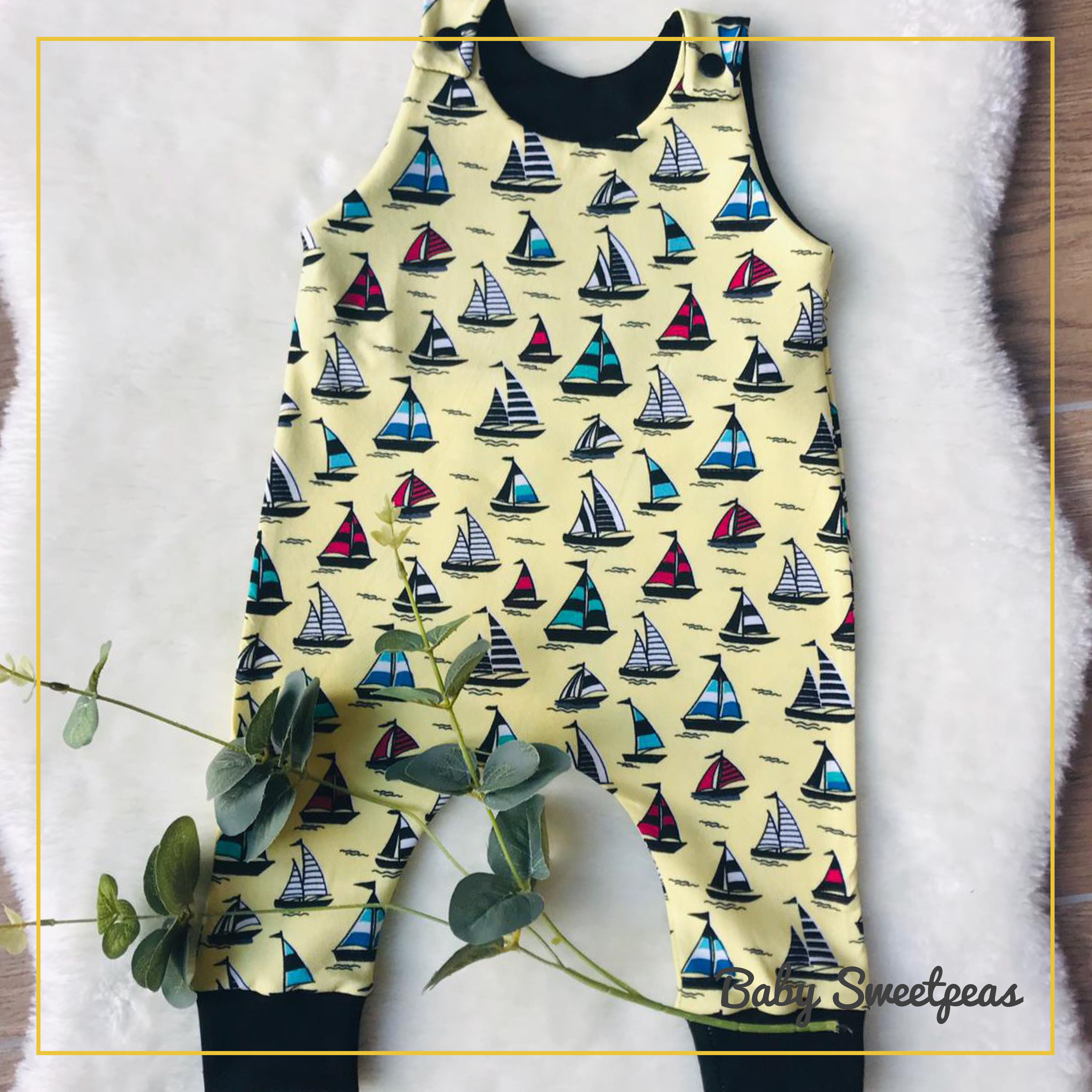 Handmade Sailing Dungarees