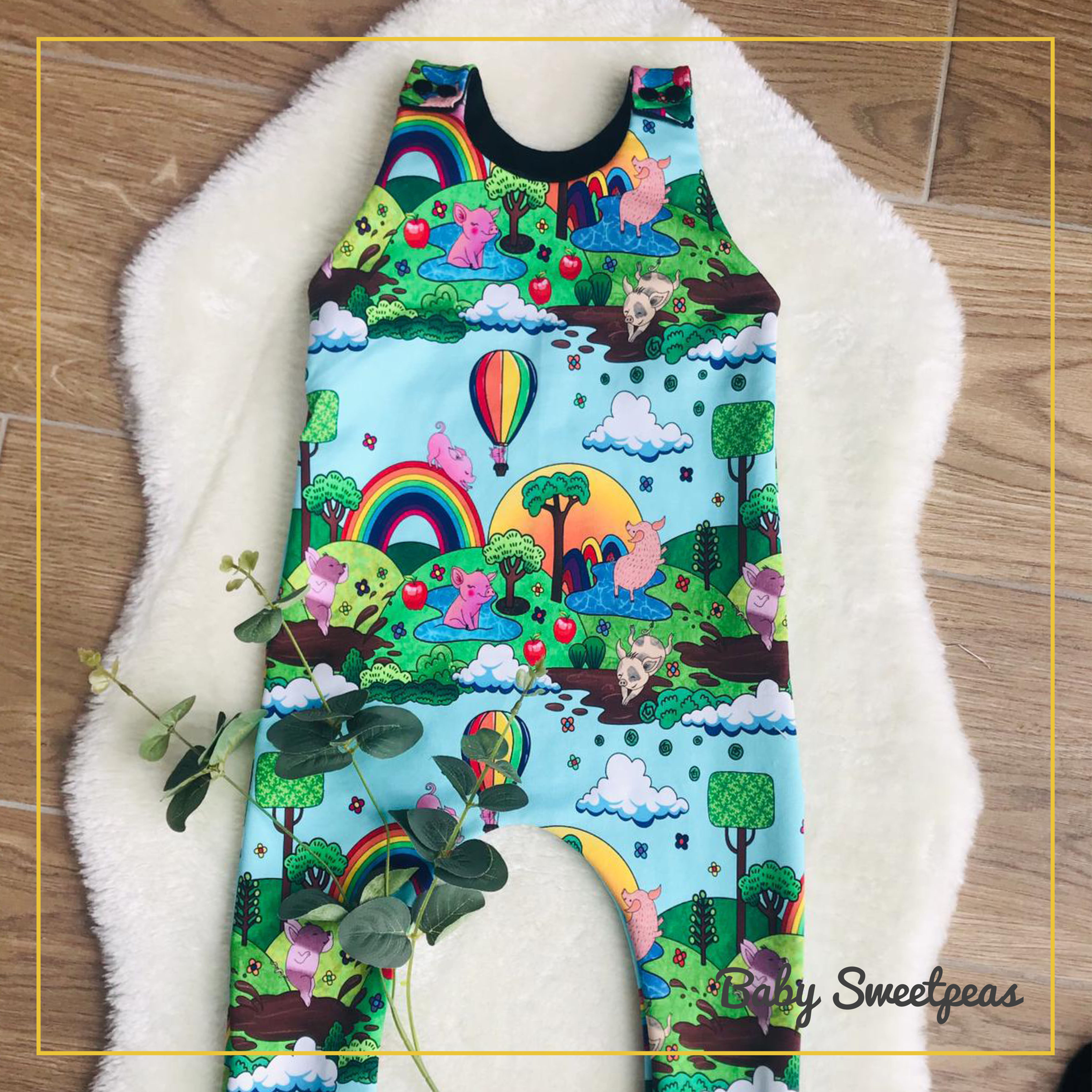 Handmade Piggy Dungarees