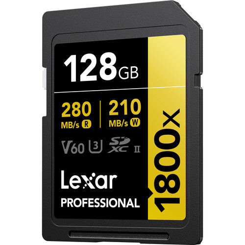Miniatura: LEXAR SDXC 128 GB/280MB