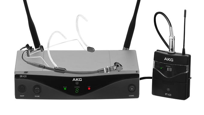 AKG WMS420 - Sistema Microfone Headset - Banda A
