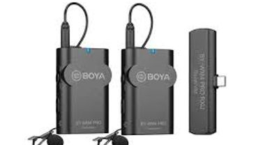 Boya Kit Mic Wireless Receptor + 2 Transmi Android