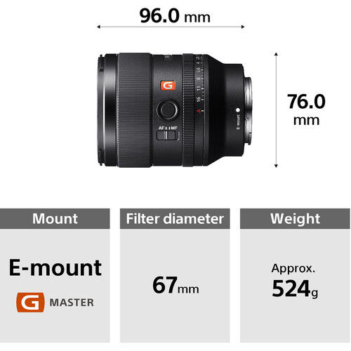 Miniatura: Sony FE 35mm F1.4 GM
